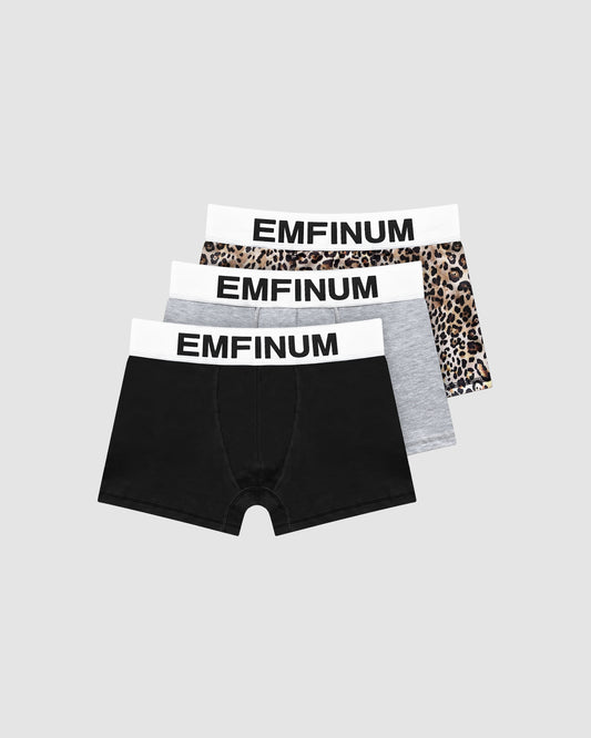 3-Color Boxers 3 Pack