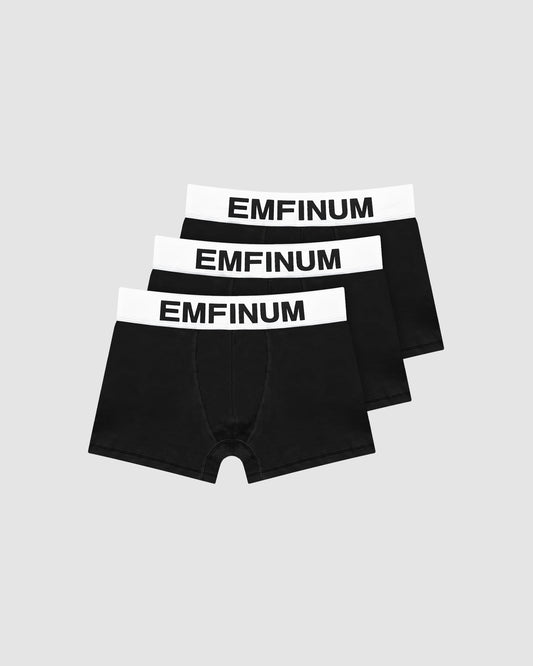 Black Boxers 3 Pack