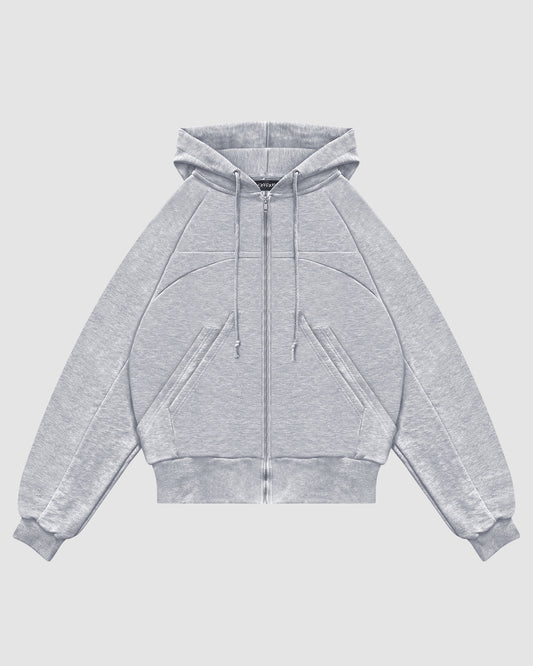 Raw Zip-Hoodie