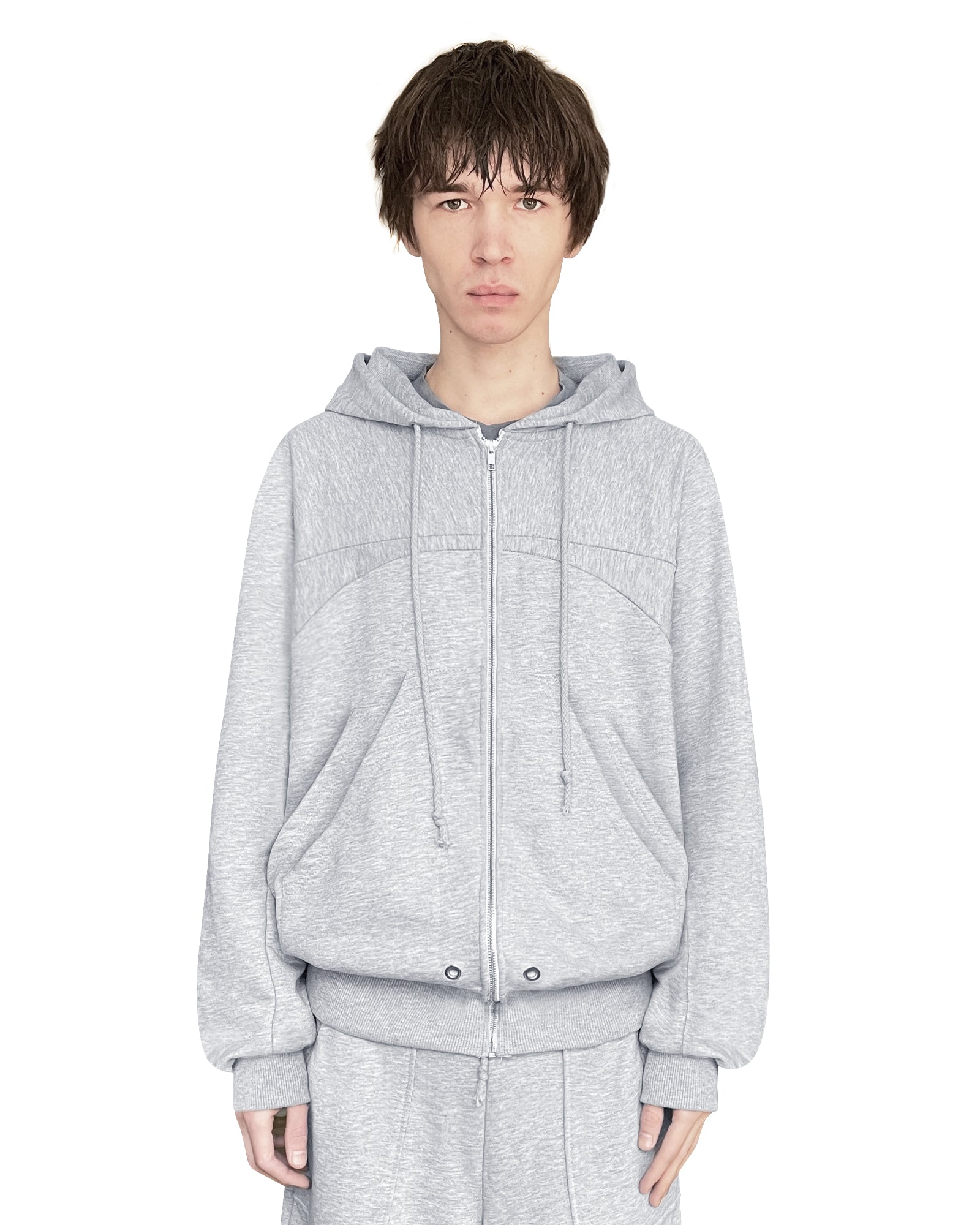 Raw Zip-Hoodie