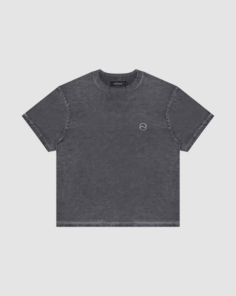 ★ILLIGO★ Rose Check Heart Fitted T-Shirt Black 25SMTOP30BK ILLIGO] Rose Check Heart Fitted T-shirt Black – SellerWork