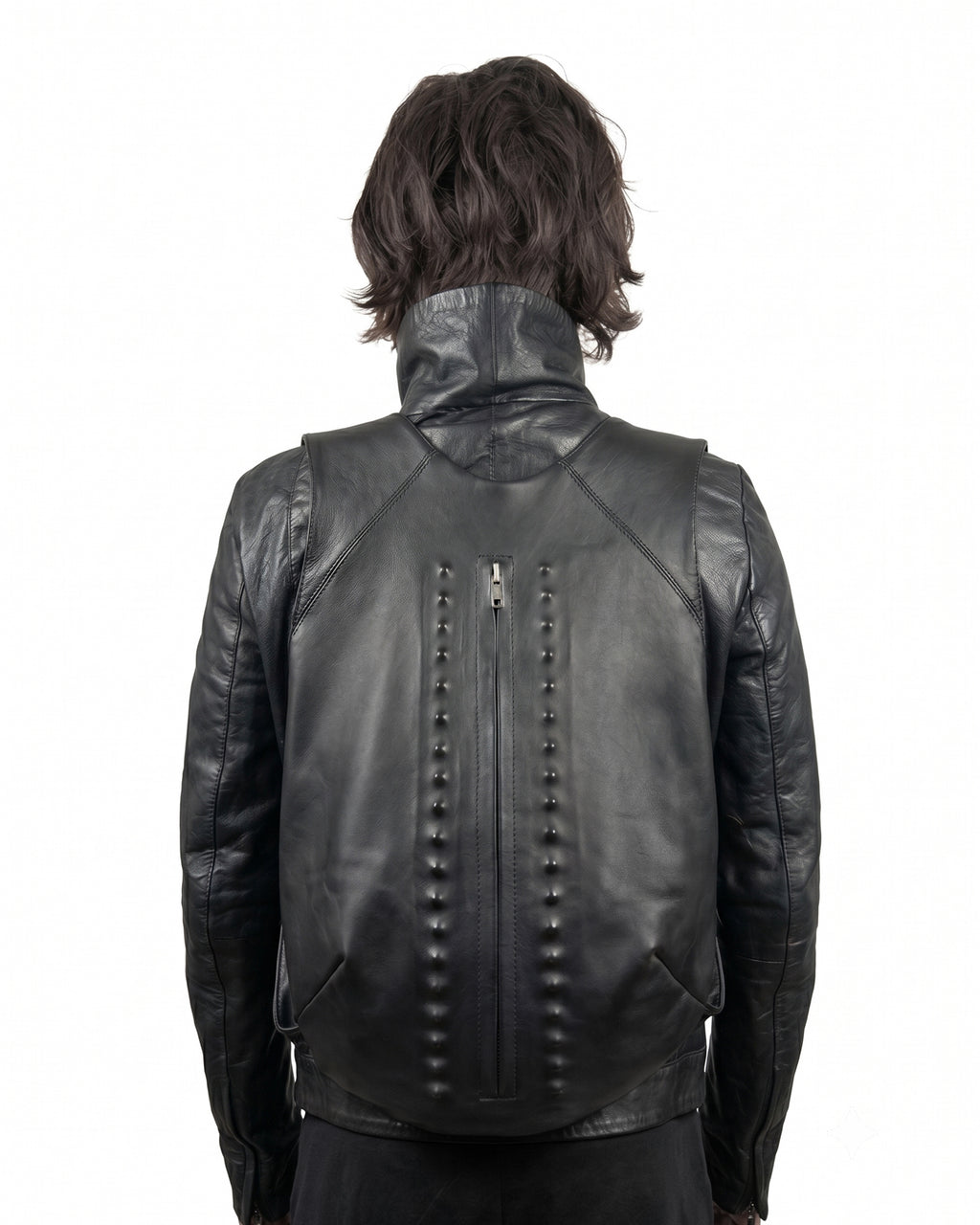 Spine Leather Backpack