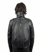Spine Leather Backpack