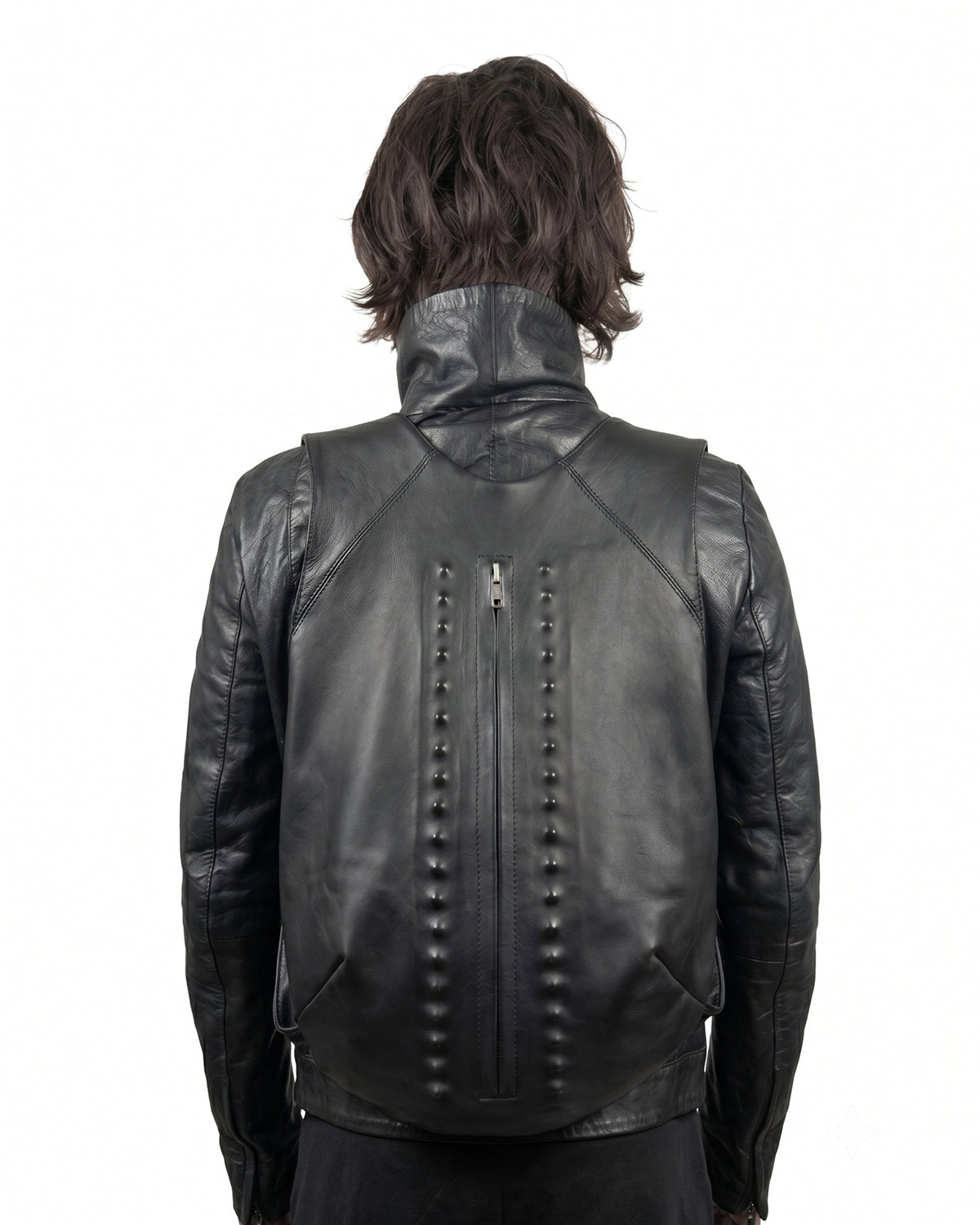 Spine Leather Backpack