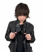 Spine Leather Backpack