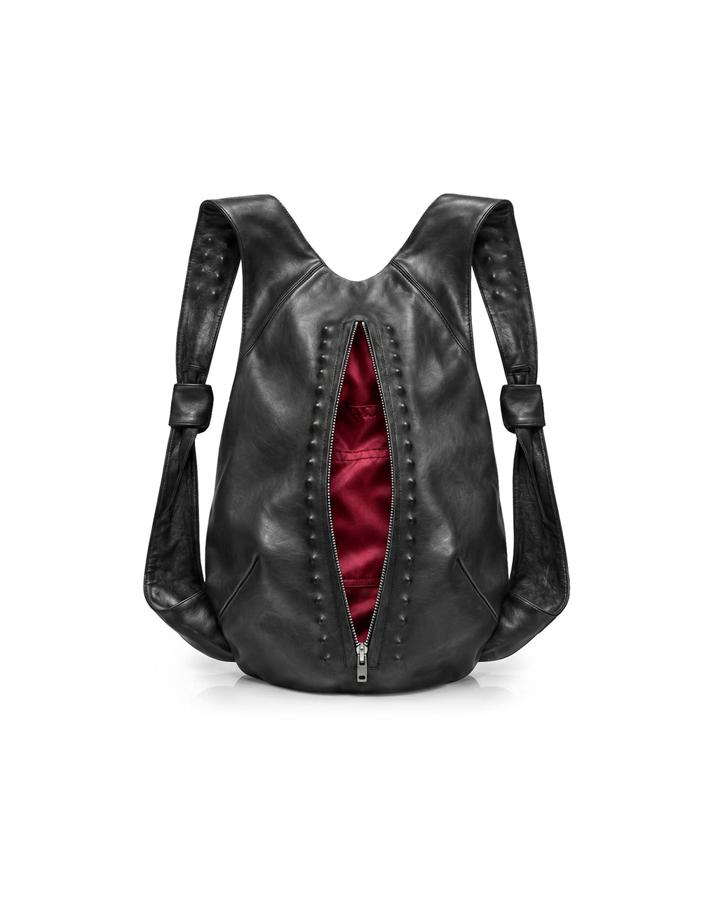Spine Leather Backpack