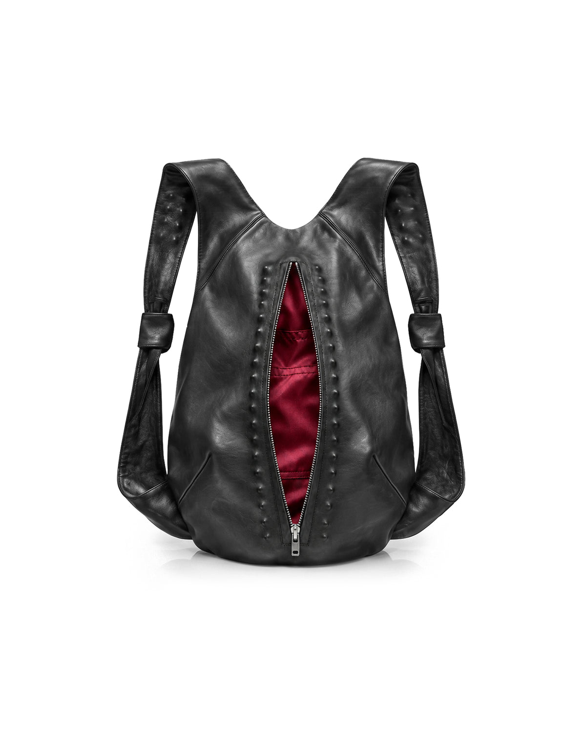Spine Leather Backpack